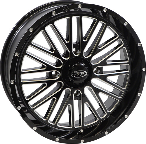 Wheel - Momentum - Front/Rear - Black/Milled - 18x6.5 - 4/156 - 4+2.5 (+10 mm)