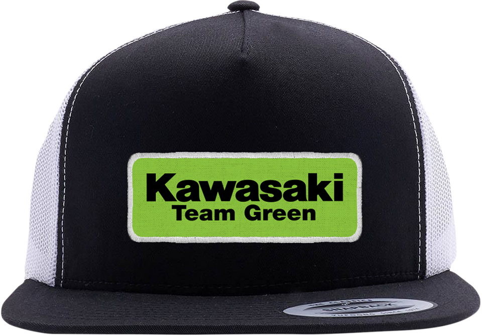 Kawasaki Team Green Hat - Black/White - Lutzka's Garage