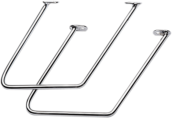 Saddlebag Supports - Chrome - Honda VF - Lutzka's Garage