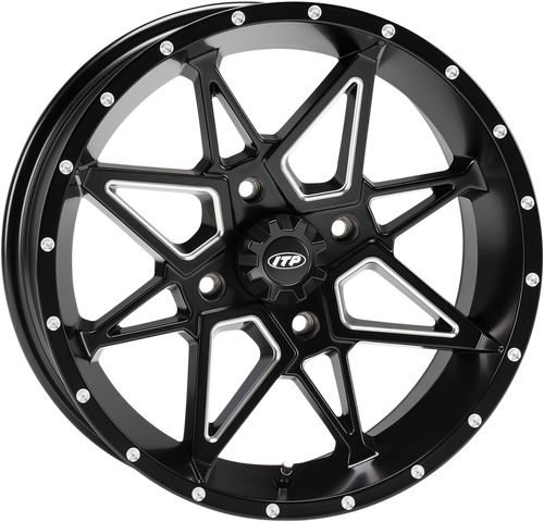 Tornado Wheel - Front/Rear - Black - 15x7 - 4/110 - 5+2 - Lutzka's Garage