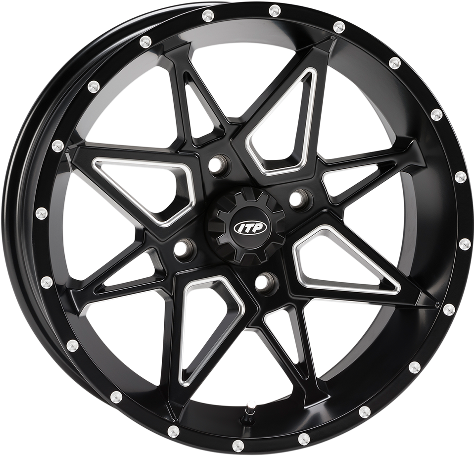 Tornado Wheel - Front/Rear - Black - 14x7 - 4/110 - 5+2 - Lutzka's Garage