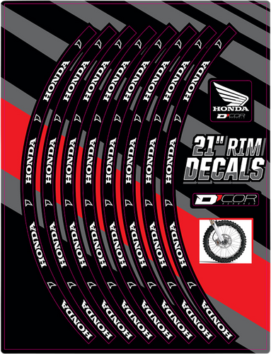 Rim Decal - Honda Logo - 21