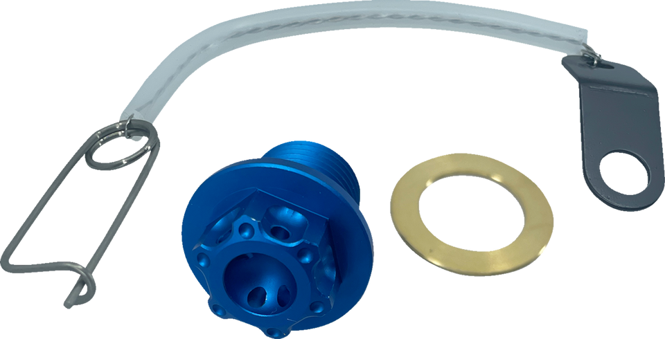 Magnetic Drain Plug - M14 x 1.25 - Blue - Lutzka's Garage