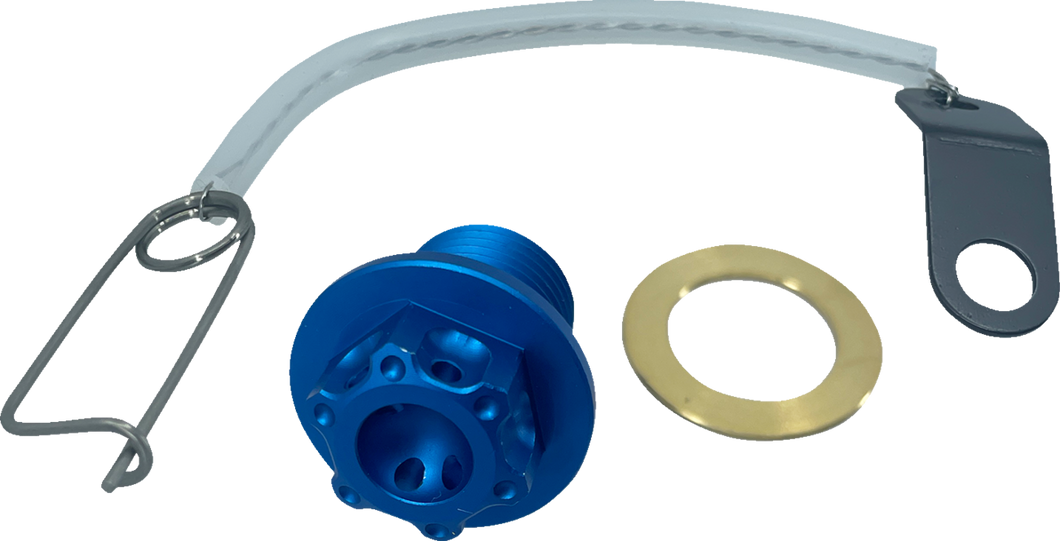 Magnetic Drain Plug - M14 x 1.25 - Blue - Lutzka's Garage