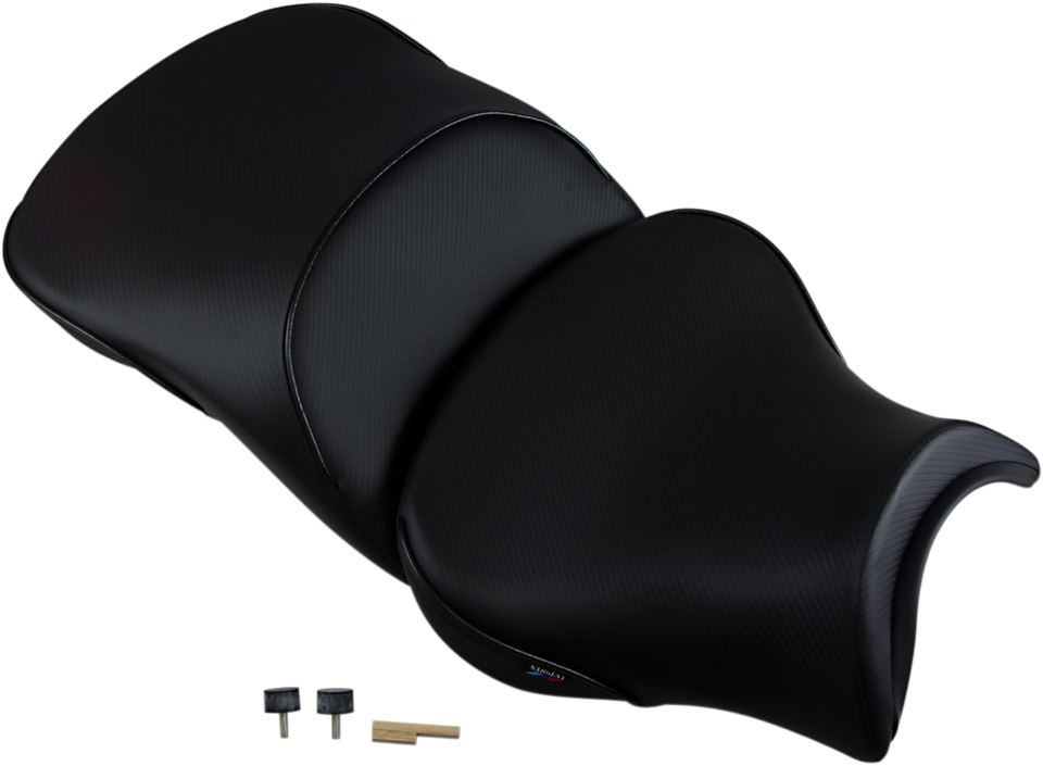 World Sport™ Performance Seat - Black - Carbon FX - Low - BMW R 1200 RT 14-19 - Lutzka's Garage