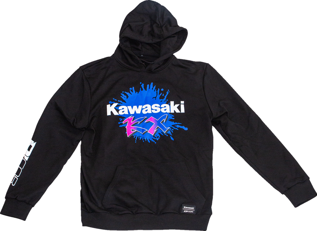 Kawasaki Factory Sweatshirt - Black - Medium - Lutzka's Garage