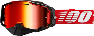 Armega Snow Goggle - Red - Red Mirror - Lutzka's Garage