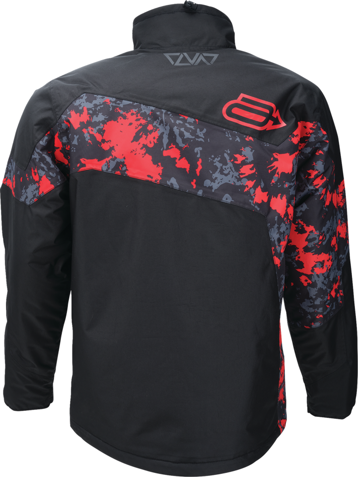 Pivot 7 Jacket - Camo Black/Red - XL - Lutzka's Garage