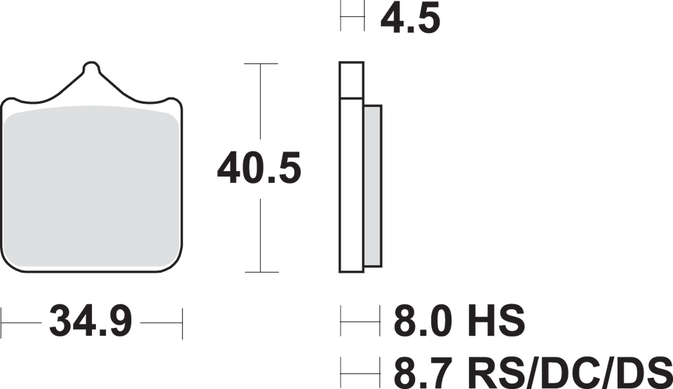 Dual Carbon Brake Pads - BMW