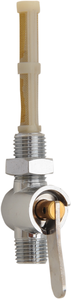 Petcock with Filter and Locknut - 1/4" X 1/4"