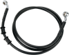 Brake Line - Front - Black - +4" - FXDB 08-17 - Lutzka's Garage