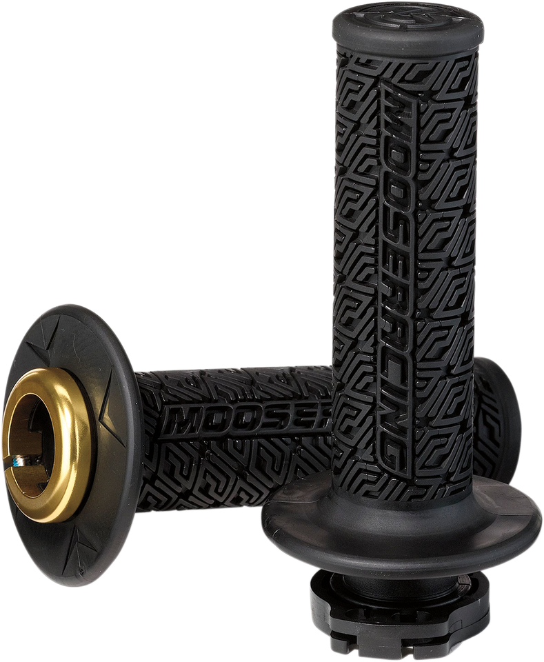 Grips - Lock-On - Black/Gold - Lutzka's Garage