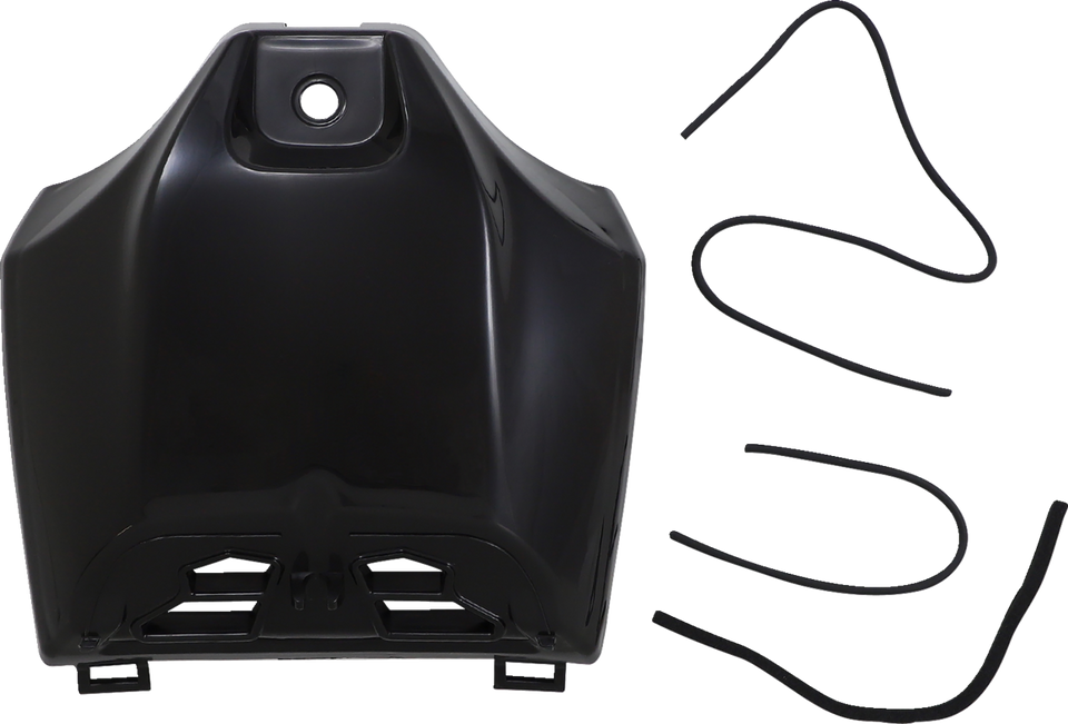 Vented Tank Cover - Black - Lutzka's Garage