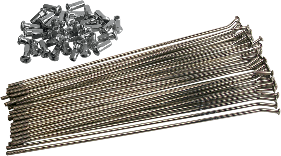 Spoke Set - Coated Steel - Rear - 19"