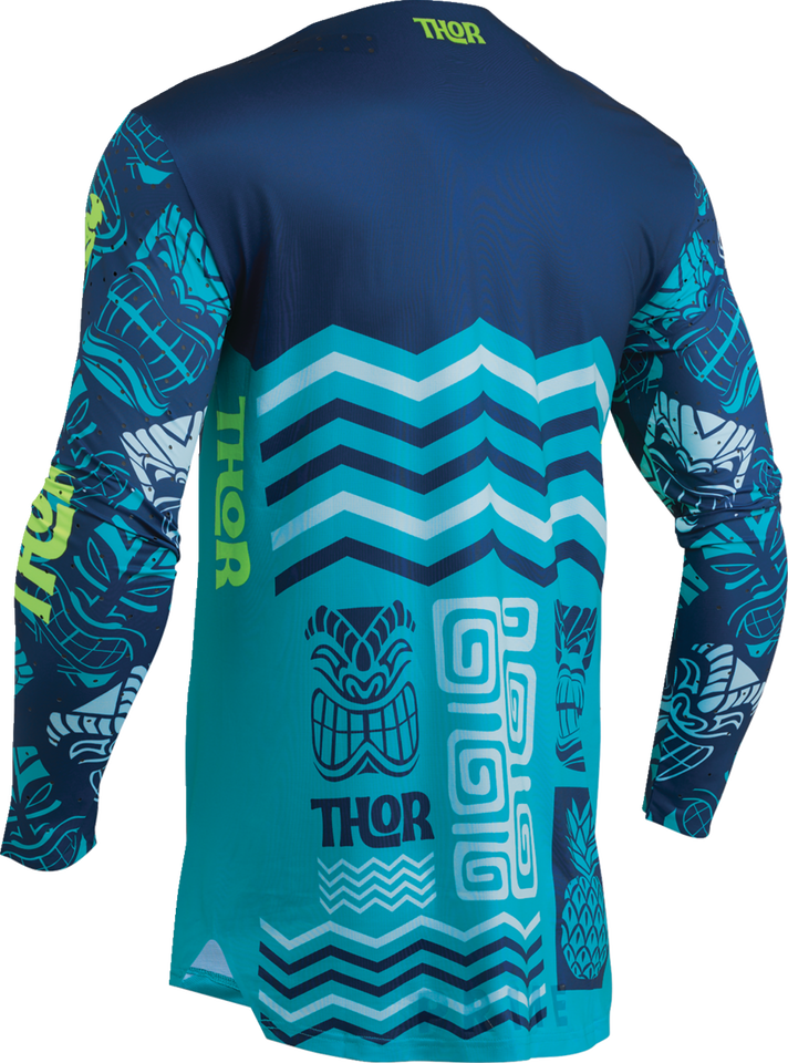 Prime Aloha Jersey - Navy/Aqua - Medium - Lutzka's Garage