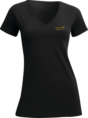 Womens Hallman Garage T-Shirt - Black - Small - Lutzka's Garage