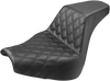 Step-Up Seat - Front Lattice Stitch - Black - FXBR/S 18-20 - Lutzka's Garage