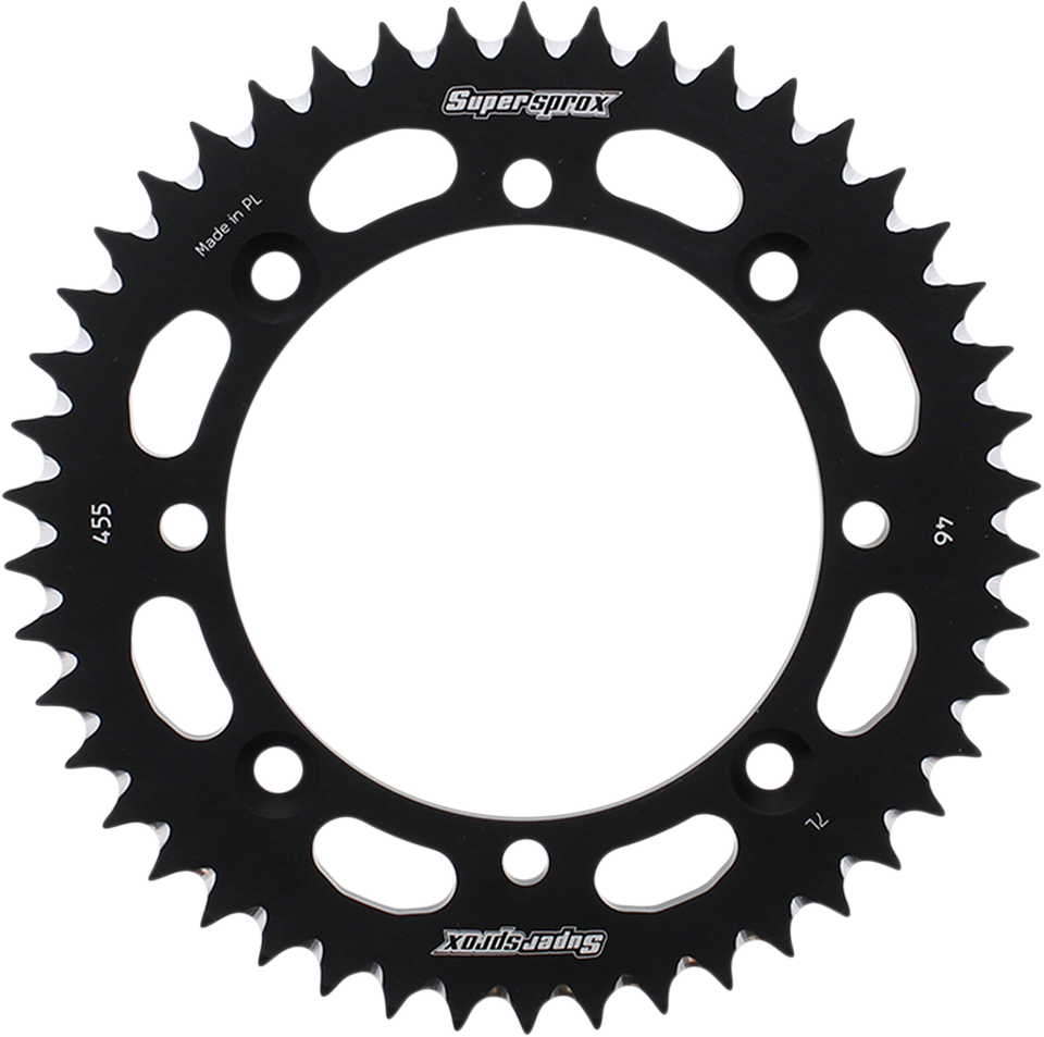 Rear Sprocket - Black - Kawasaki/Suzuki - 46 Tooth - Lutzka's Garage
