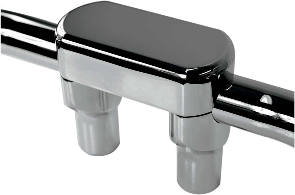 Risers - 3" - Big Buffalo - Top - Chrome - Lutzka's Garage