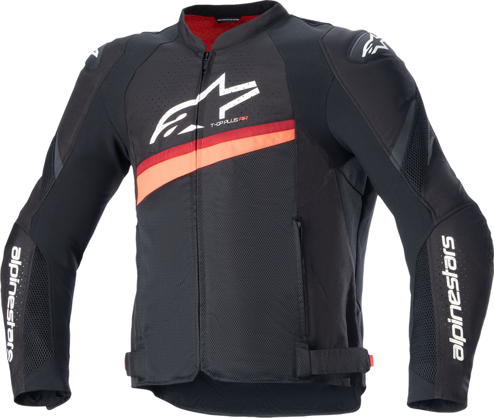 T-GP Plus R v4 Airflow Jacket - Black/ Red Fluo - Small - Lutzka's Garage