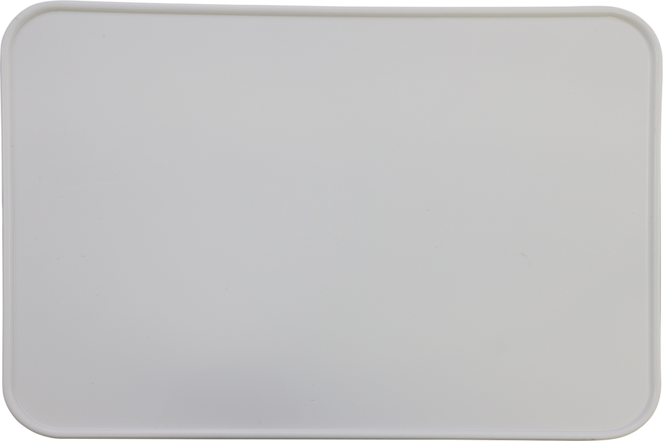 Universal Number Plate - 7" x 10" - White - Lutzka's Garage