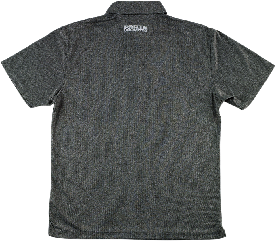 Polo Shirt - Heather Charcoal - XL - Lutzka's Garage