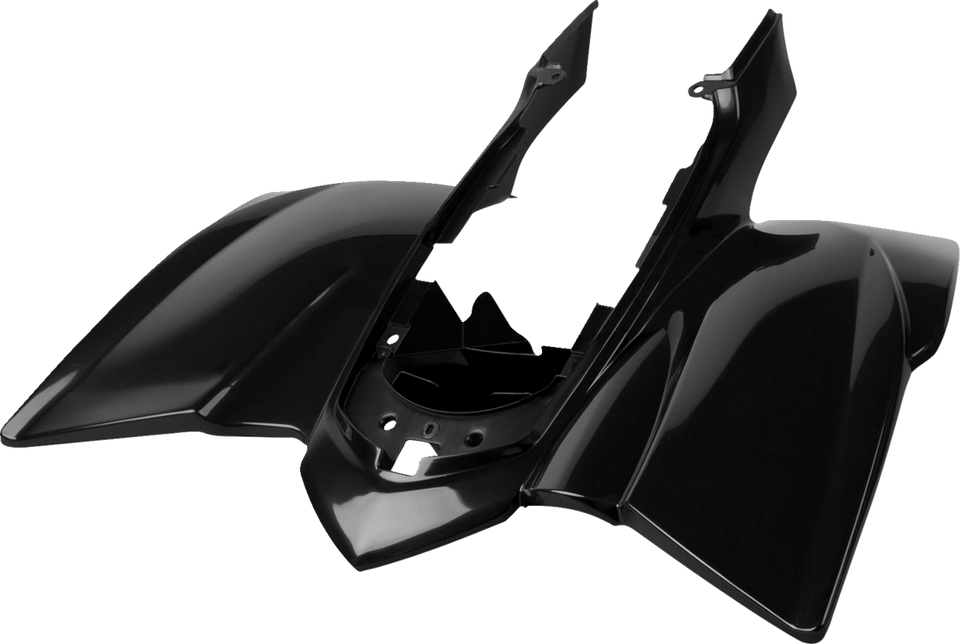 Fender - Rear - Black - YFZ 450 - Lutzka's Garage