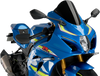 Race Windscreen - 11-1/4" - Black - GSX-R - Lutzka's Garage