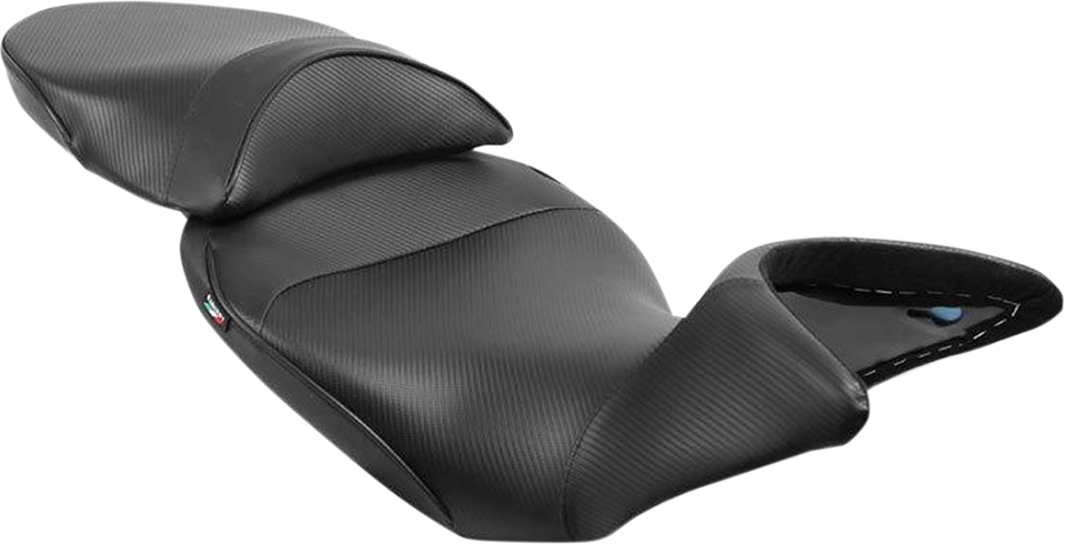 World Sport™ Performance Seat - Black - Carbon FX - Regular - Multistrada 10-14 - Lutzka's Garage