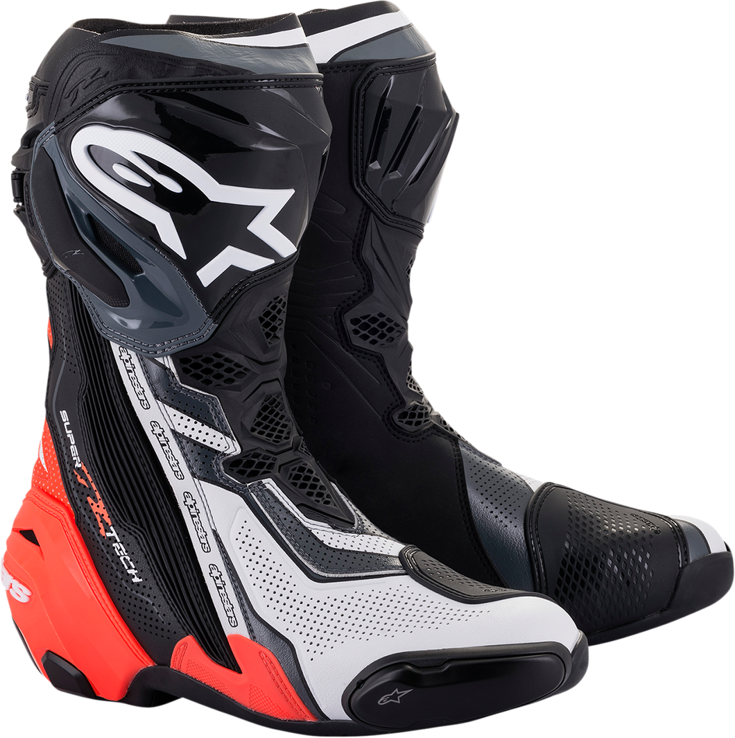 Supertech V Boots - Black/Red/White/Gray - US 8 / EU 42