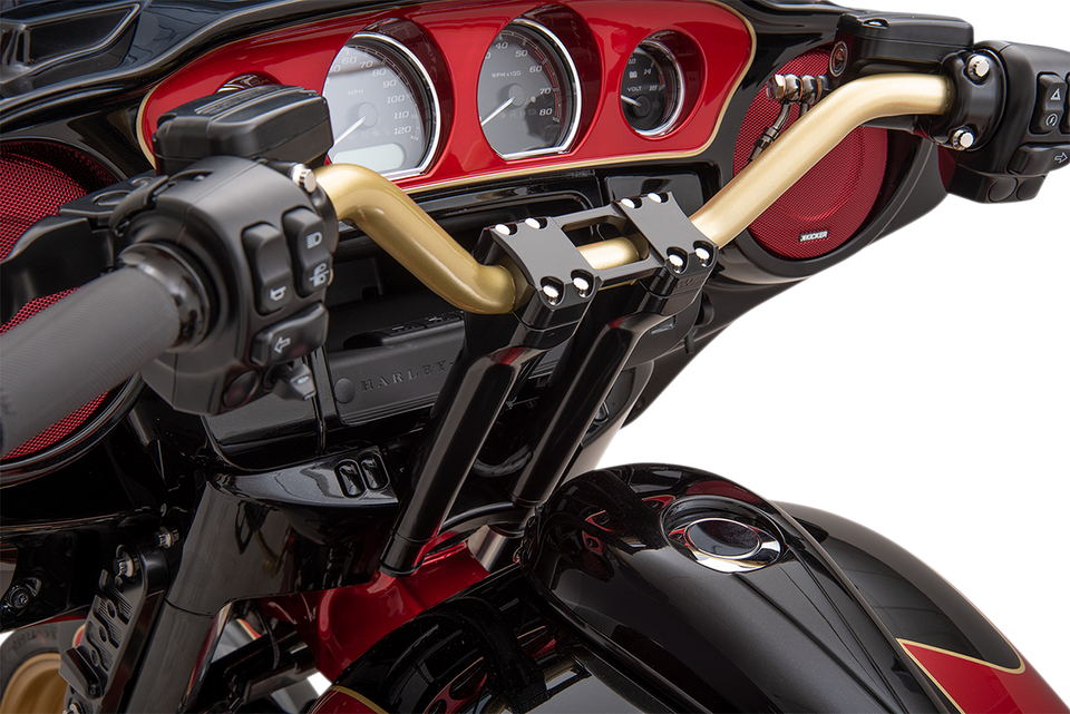 Risers - Assault - 8" - Black - Lutzka's Garage