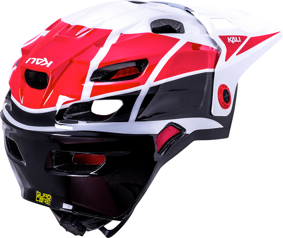 Child Maya Full Face Helmet - Race - Gloss White/Red/Black
