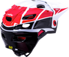 Child Maya Full Face Helmet - Race - Gloss White/Red/Black