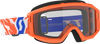 Youth Primal Goggles - Orange - Clear - Lutzka's Garage