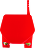 Stadium Number Plate - Red - CRF 250R/450R - Lutzka's Garage