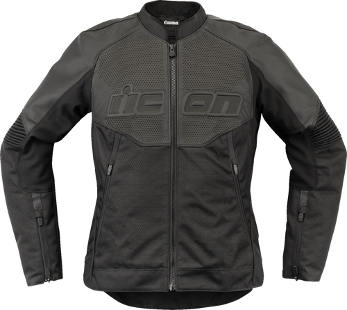 Womens Overlord3™ CE Leather Jacket - Black - XS - Lutzka's Garage