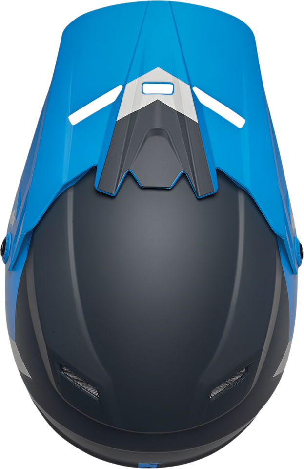 Youth Sector Helmet - Chev - Blue/Light Gray - Medium - Lutzka's Garage