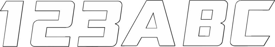 Decal Registration Kit - White - Lutzka's Garage