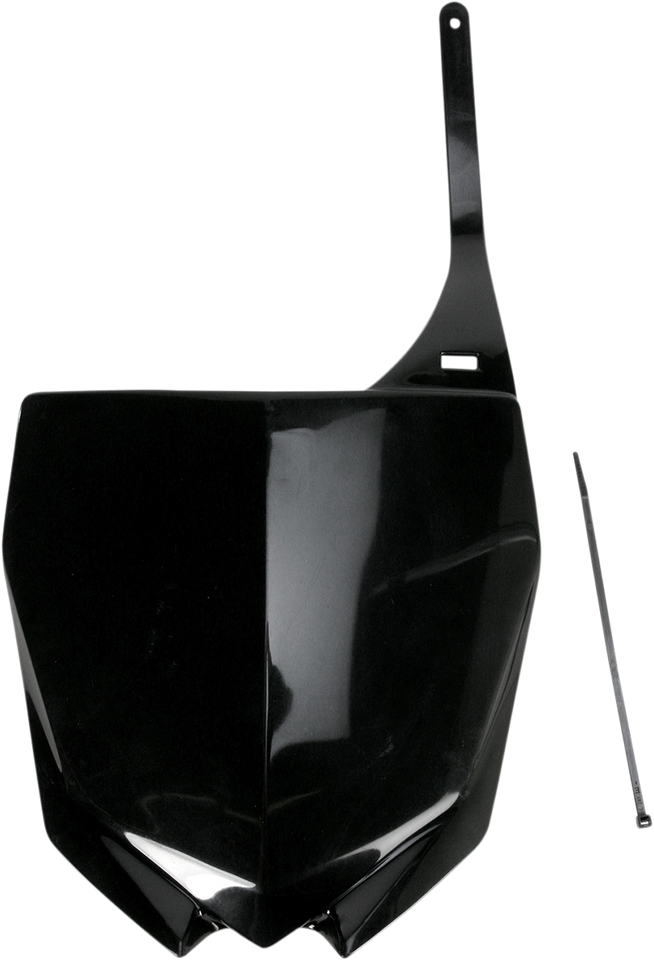 Restyled Number Plate - Black - YZ - Lutzka's Garage