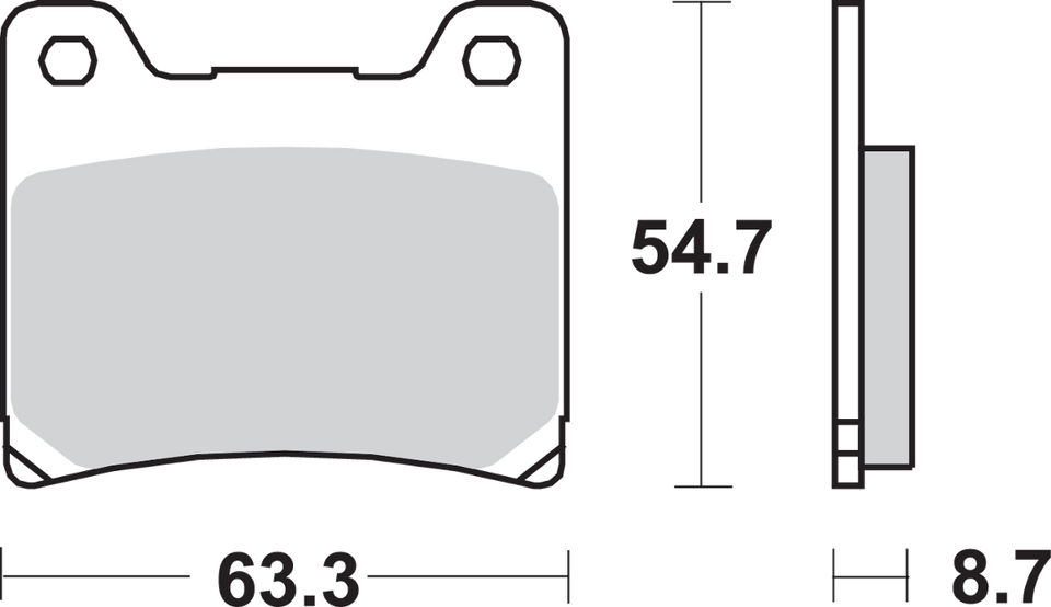 HS Brake Pads - XV 750 Virago - 555HS