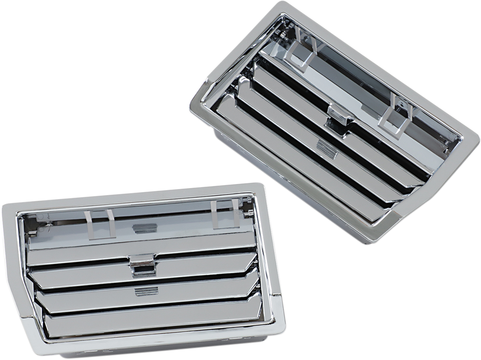 Lower Fairing Fresh Air Vents - Chrome - Lutzka's Garage