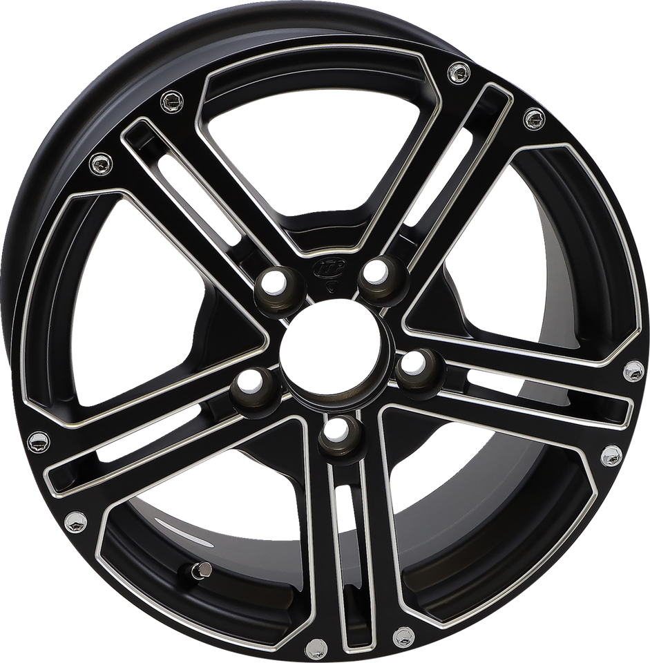Wheel - SS212 Alloy - Front/Rear - Milled Black - 15x7 - 5/4.5 - 6+1 (+61.8mm)