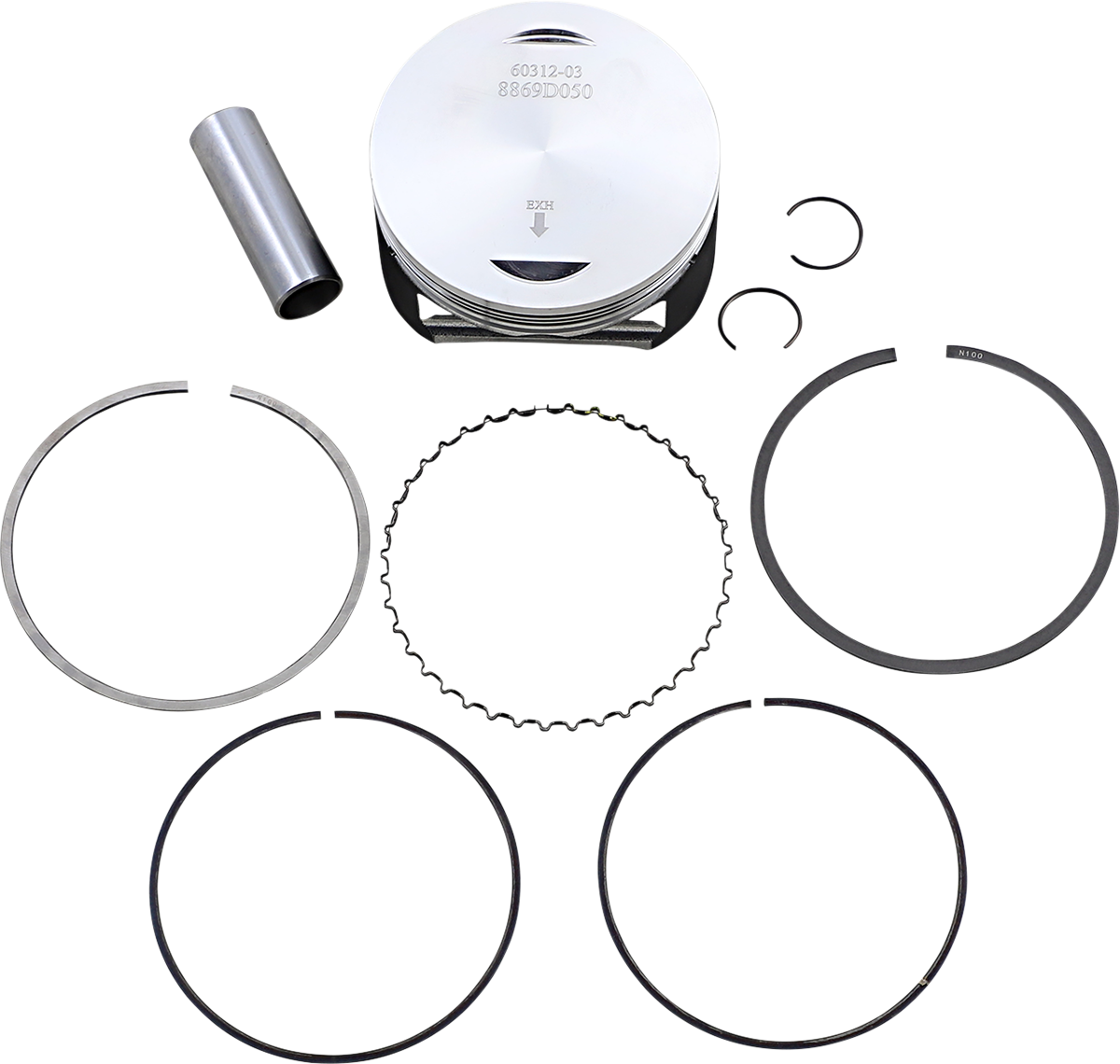Piston Kit - 86.95 mm - Honda