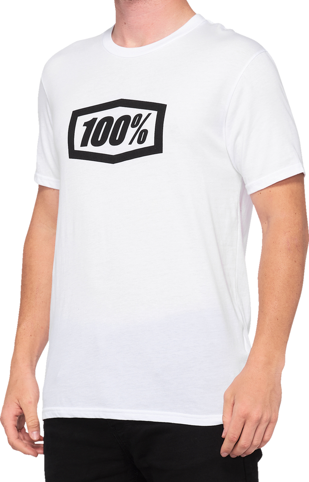 Icon T-Shirt - White - Small - Lutzka's Garage