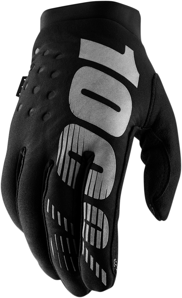 Brisker Gloves - Black/Gray - Small - Lutzka's Garage