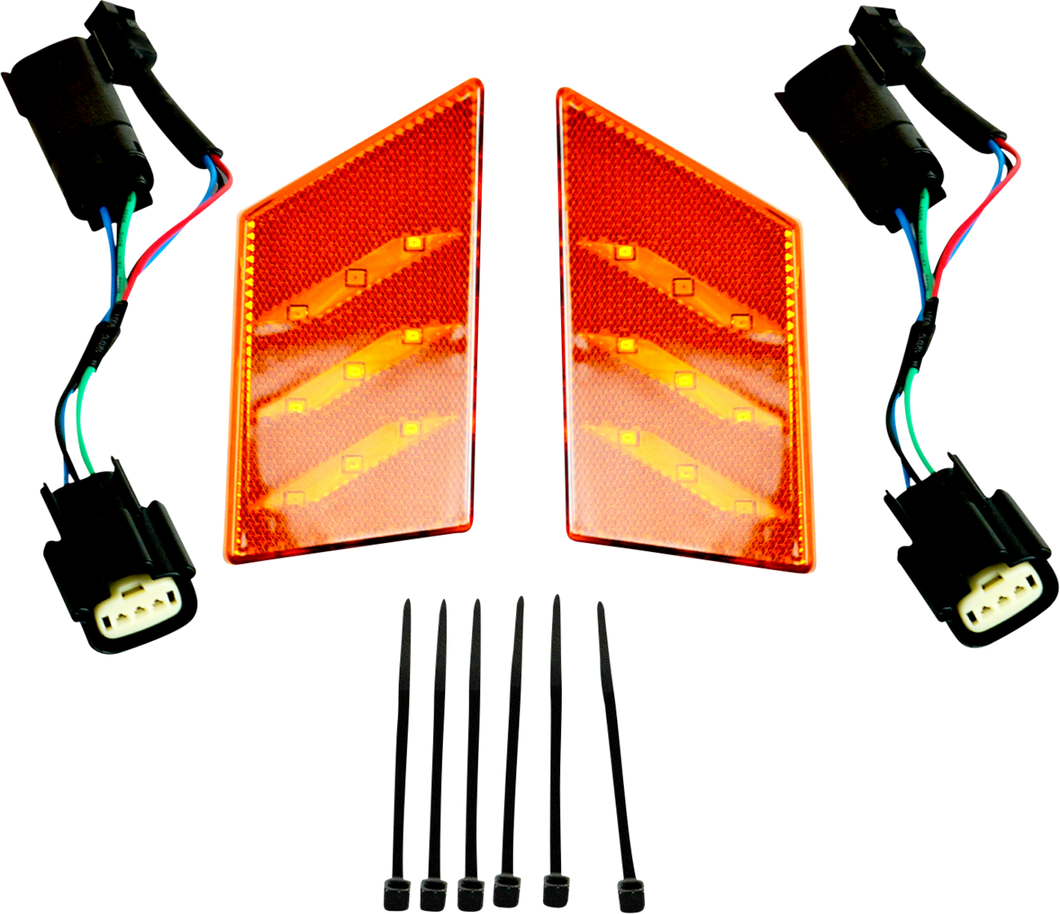 Gold Aura Turn Signal - Amber - Slingshot - Lutzka's Garage