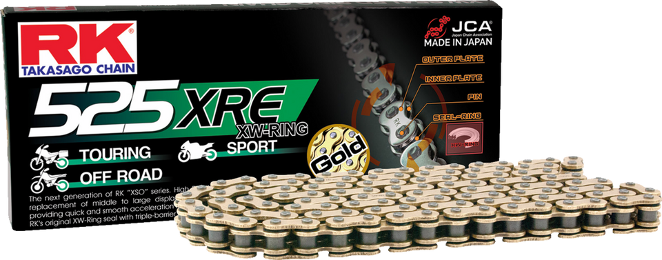 525 XRE - Connecting Link - Rivet - Gold - Lutzka's Garage