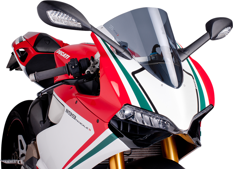 Race Windscreen - 15-3/4" - Smoke - Panigale