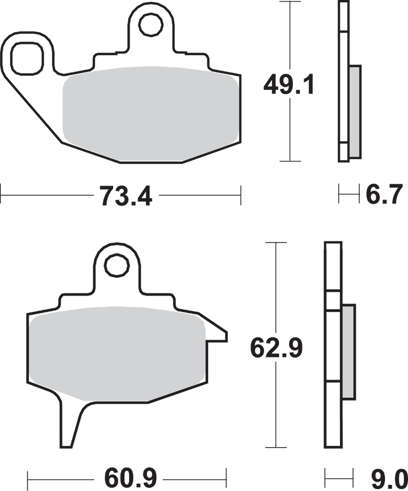 HF Brake Pads - Kawasaki