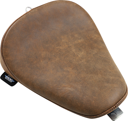 Bobber Solo Seat - Brown - Distressed - XL 10-22 - Lutzka's Garage